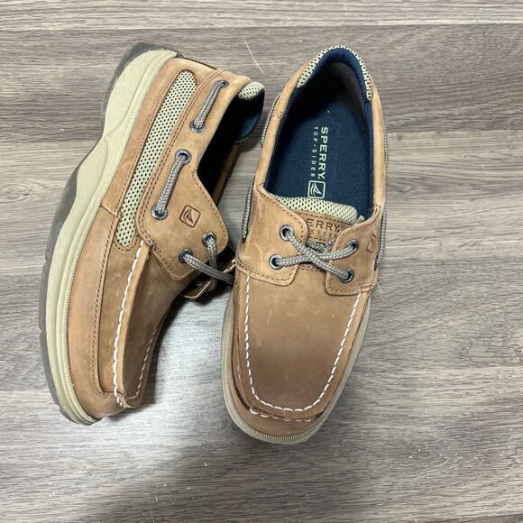 SPERRY LANYARD BOAT SHOE - KIDS Sz 3 - Picture 1 of 6